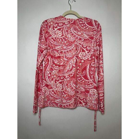 Coolibar UPF 50+ Women's Baikal Swim Top Sun Protective Radiant Coral Size M‎ - Picture 2 of 5